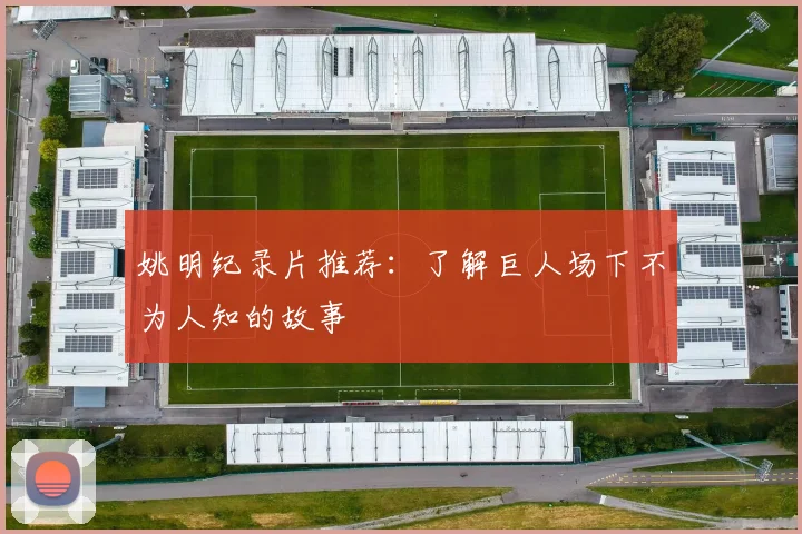 姚明纪录片推荐:了解巨人场下不为人知的故事